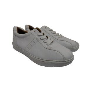 Nurse Mates Women's Lace-Up Andover Slip-Resistant Nursing Shoes White Size 10W